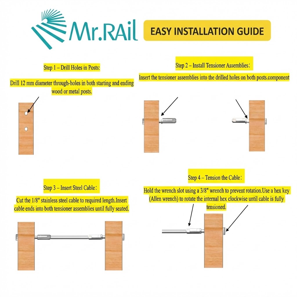 Clean, Hidden-Tensioner Look for Modern Designs